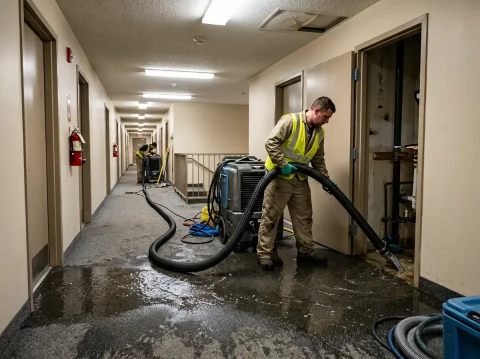 multi-unit-apartment-hallway-f-005 — frequently asked questions, Emergency Burst Pipe Water Extraction & Removal in Healdton…